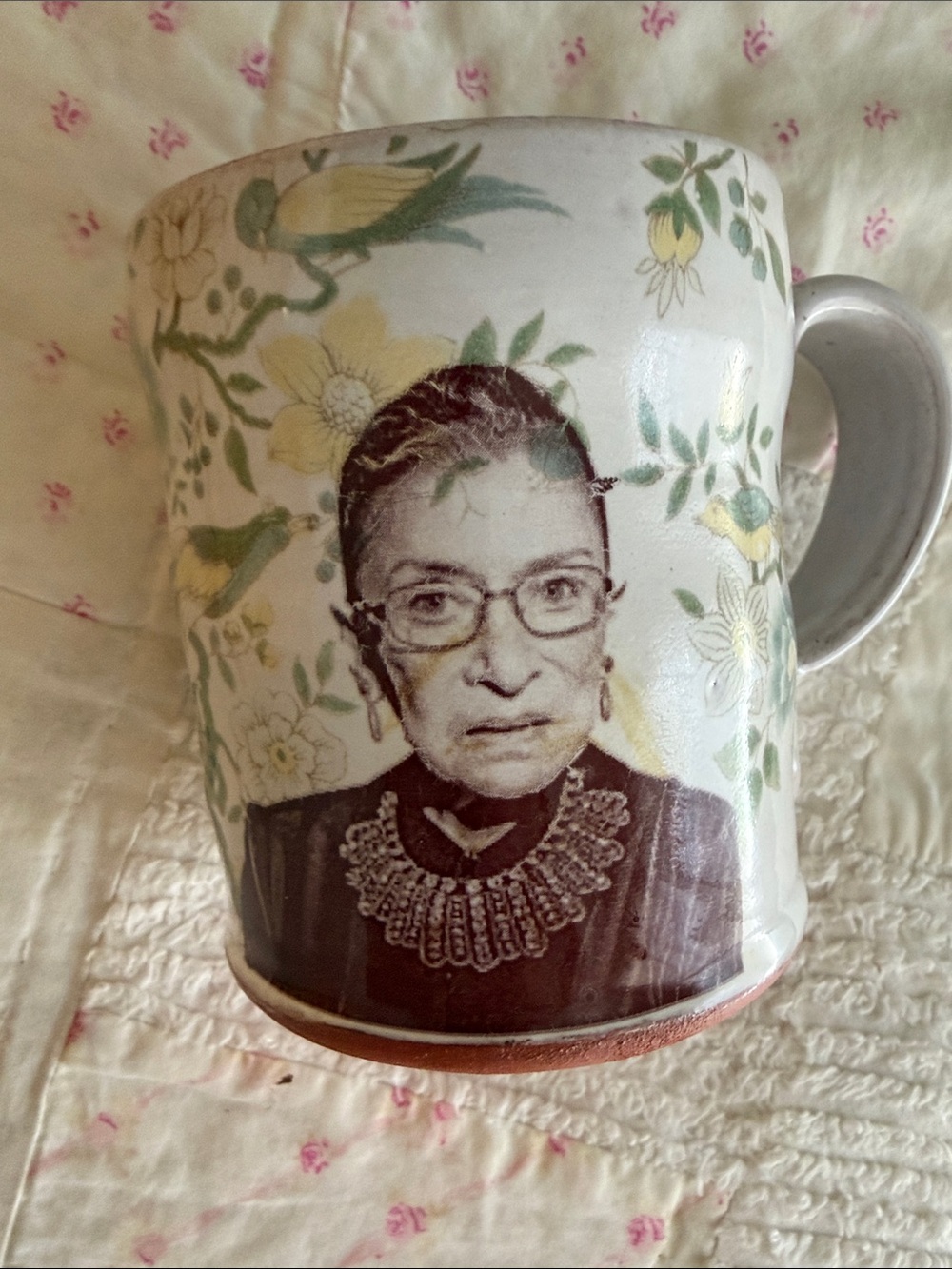 RBG Mug in White and Green